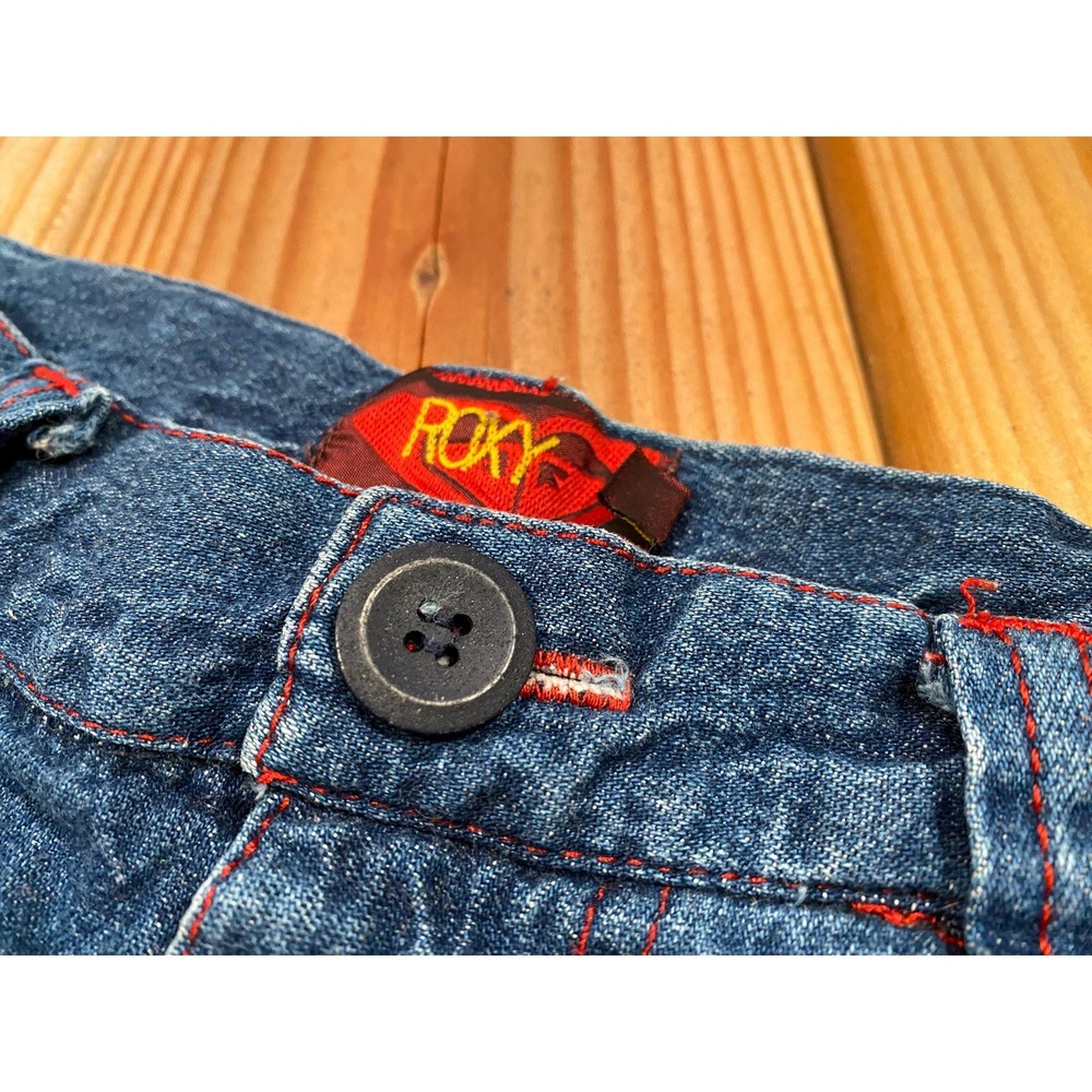 Vintage 90s/Y2k Roxy Nylon Blend Utility Cargo Shorts - W28xL13.5 - Picture 5 of 9